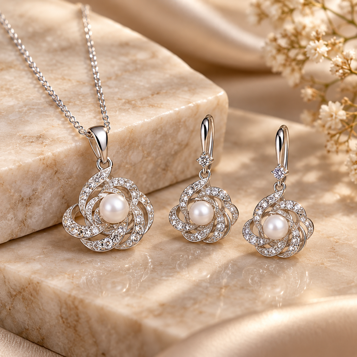 Zelumora Crystal Bridal Set