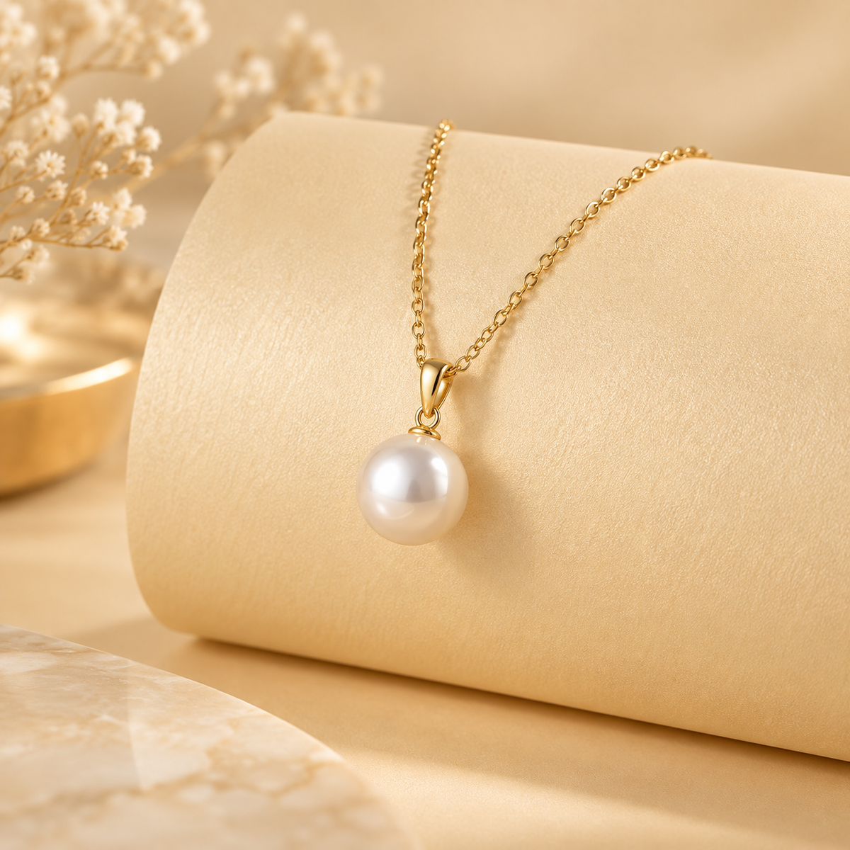 Zelumora Pearl Jewelry Set