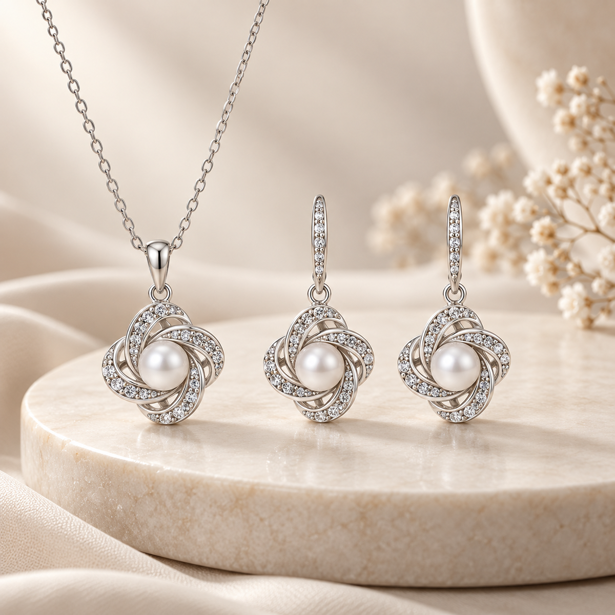 Zelumora Crystal Bridal Set
