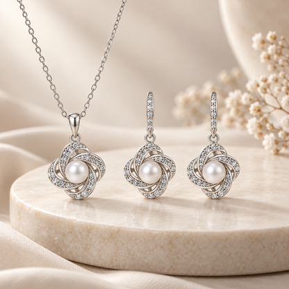 Zelumora Crystal Bridal Set